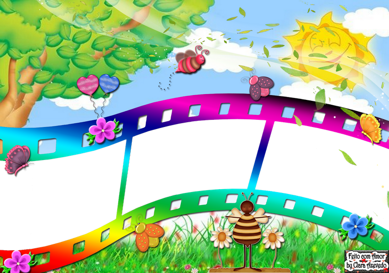 Imagens Molduras E Convites Jardim Encantado Pink Minnie - Paisajes Infantiles (800x563), Png Download