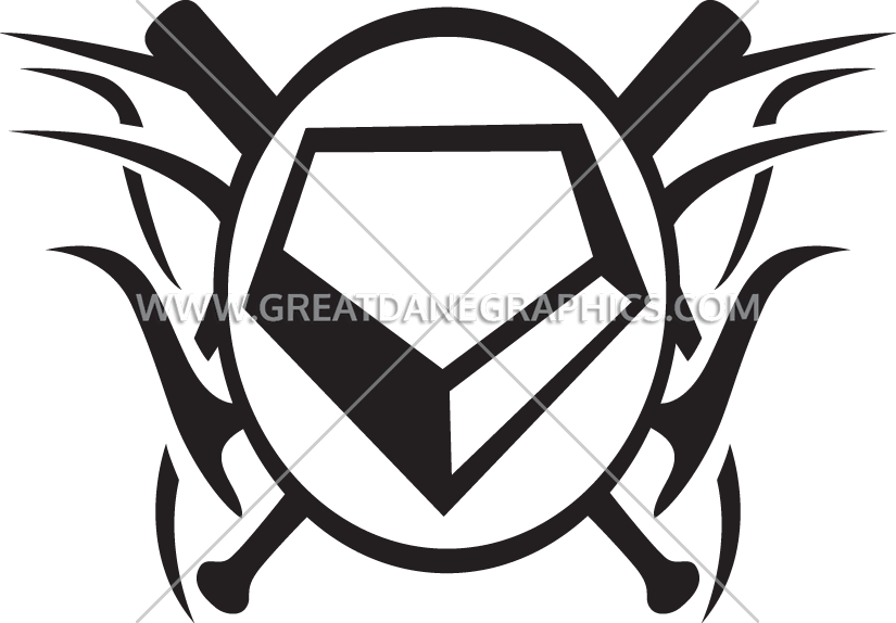 Tribal Home Plate - Emblem (825x574), Png Download
