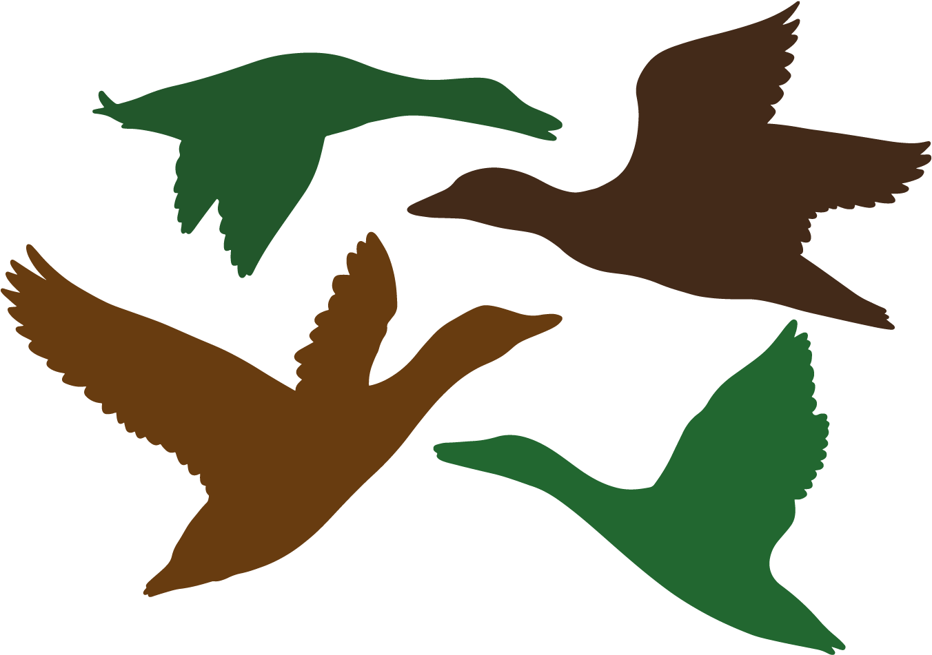 Duck Silhouette, Silhouette Images, Silhouette Files, - Flock (1800x1800), Png Download