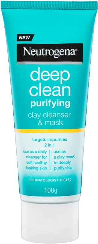 neutrogena deep clean purifying cooling gel scrub