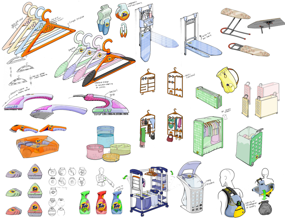 Concept Designs - Laundry Accessories (1000x773), Png Download