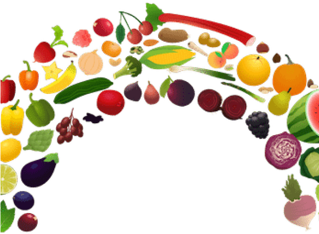 Fruits Amp Vegetables Clipart Png - Healthy Food (640x480), Png Download