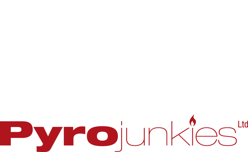 Pyrojunkies Logo White & Red - Calligraphy (850x522), Png Download