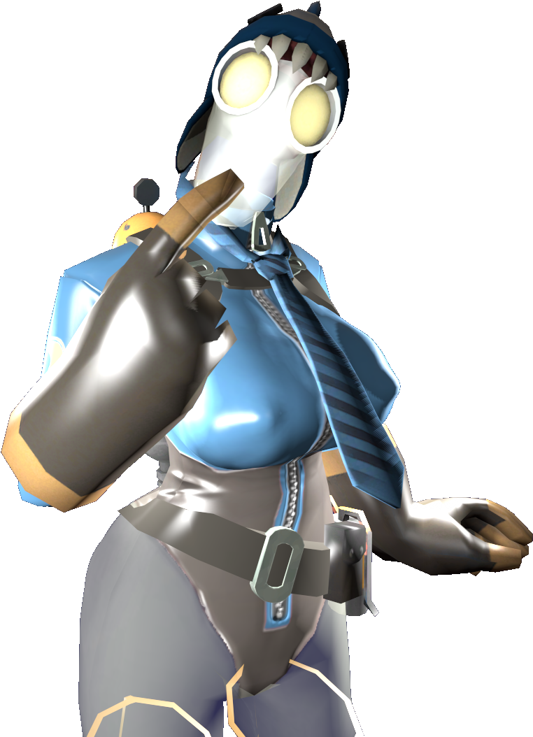 Details - Tf2 Pyroshark (761x1062), Png Download