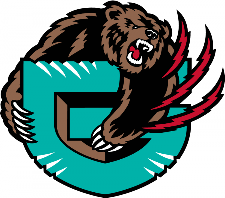 Memphis Grizzlies Logos Iron On Stickers And Peel-off - Memphis Grizzlies Throwback Logo (750x930), Png Download