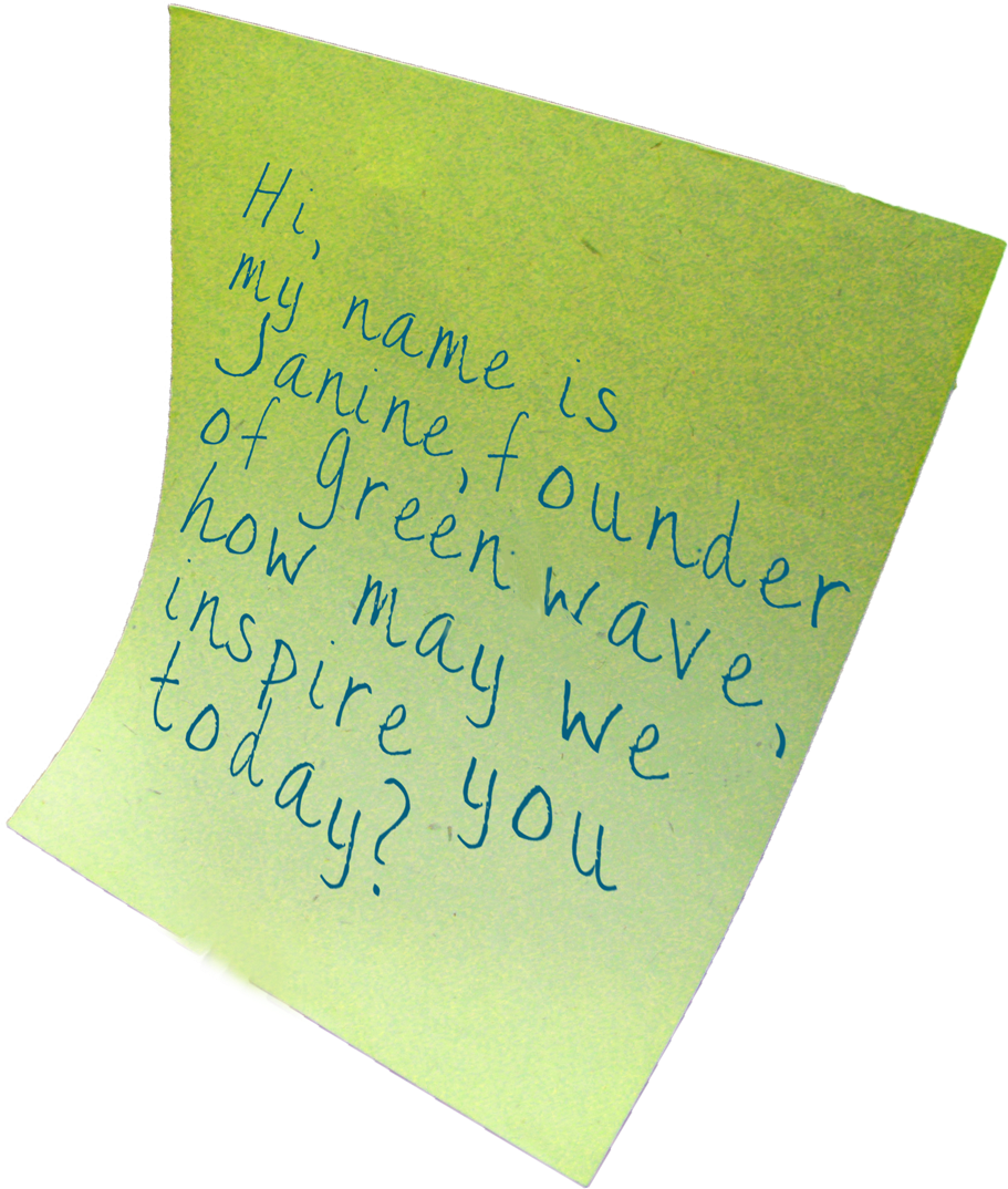 Green Wave Is A Dynamic, Environmental Non-profit Organization - Handwriting (1000x1157), Png Download