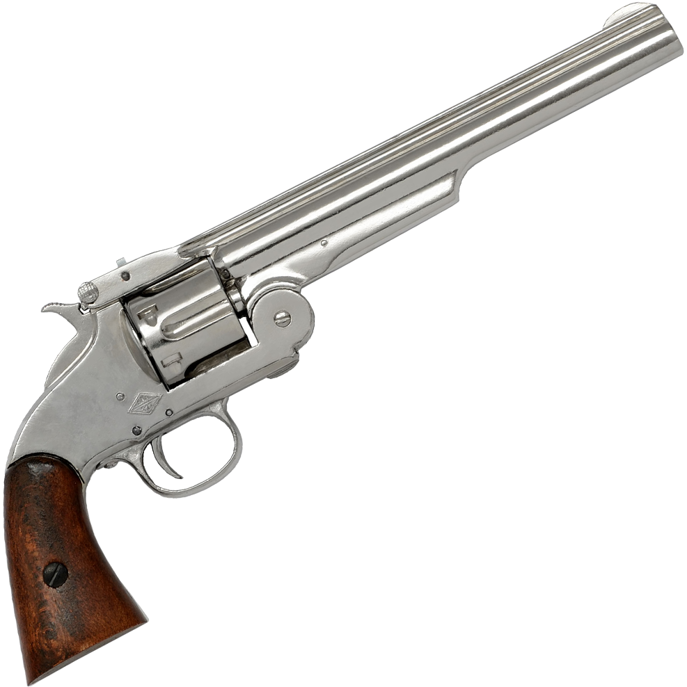 45 Revolver Designed By Smith & Wesson, Usa - Smith And Wesson 1869 Revolver (1000x1000), Png Download