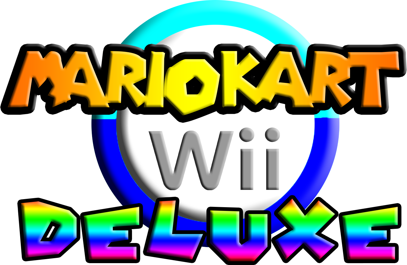 Mario Kart Wii Deluxe - Mario Kart Wii Deluxe Logo (1313x857), Png Download