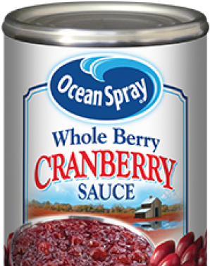 Cranberry Relish Clipart Ocean Spray - Cranberry Sauce In Can (640x480), Png Download