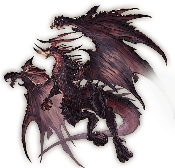 The Dragon Of Origin And A Symbol Of The Skies - Gran Blue Fantasy Dragon (595x580), Png Download