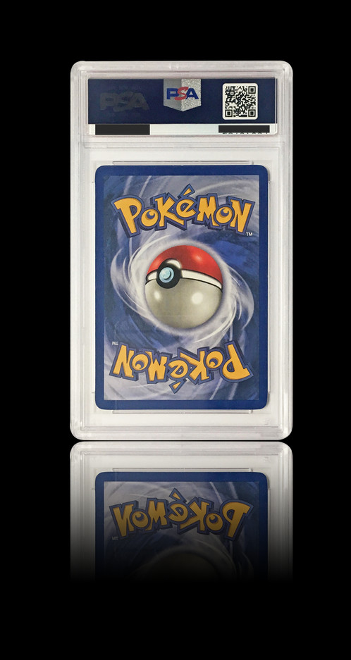 Psa 8 Poliwrath 13/102 - Back Of A Pokemon Card (498x937), Png Download