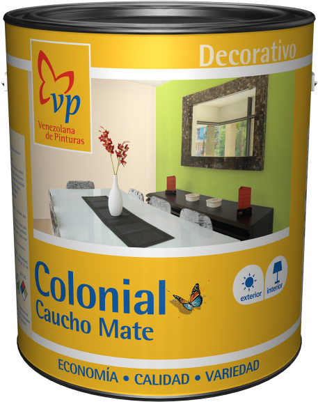 Colonial Caucho Mate Marca Venezolana De Pinturas - Venezolana De Pinturas (600x600), Png Download