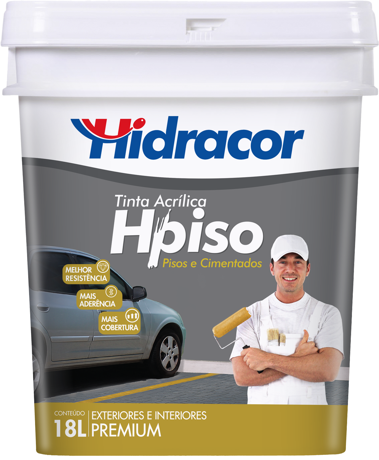 Tinta Para Piso Hidracor (1460x1677), Png Download