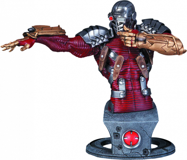 Other Busts Dc Comics - Deadshot Bust (654x560), Png Download