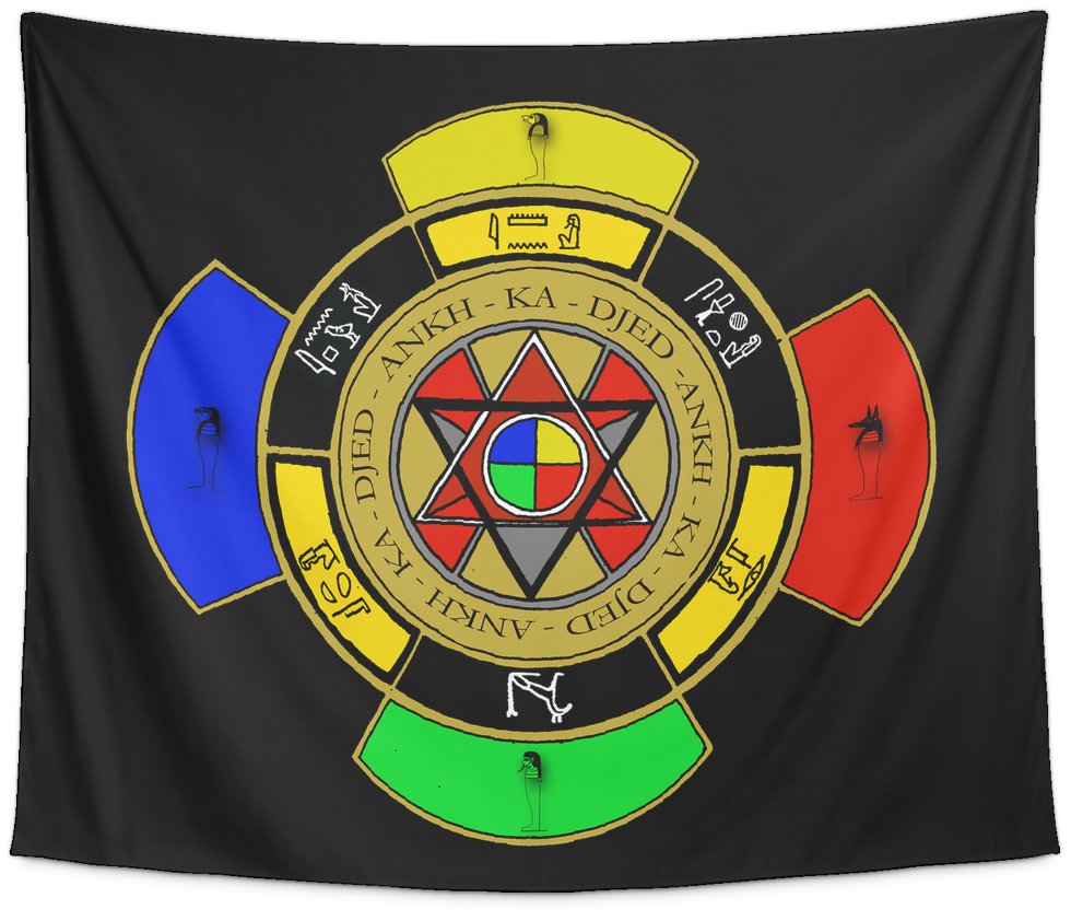 The Triple Hermetic Circle Of Hamar'at Egyptian Magick - Circle (1024x1024), Png Download