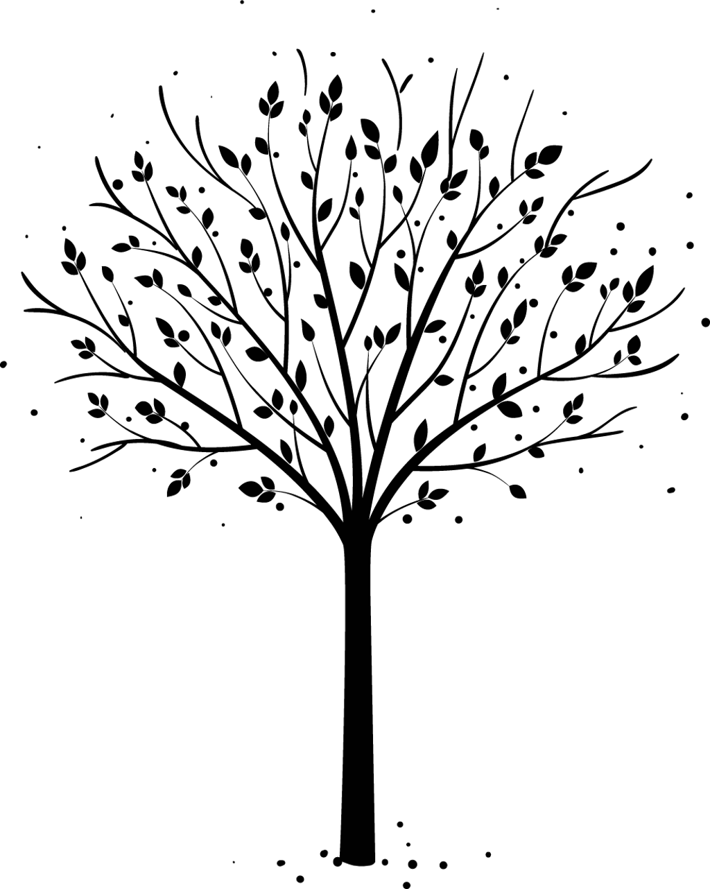 Transparent Tree Breastfeeding - Laubbaum Mit Wurzel Zeichnung (1024x1282), Png Download