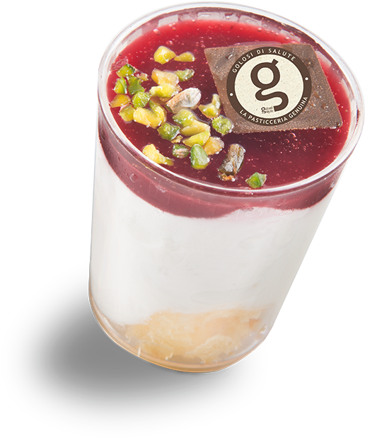 Yogurt Raspberry And Ginger Golosotto - Parfait (800x1000), Png Download