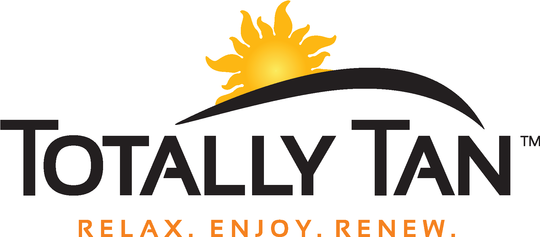 Totally Tan Logo - Graphic Design (1867x853), Png Download