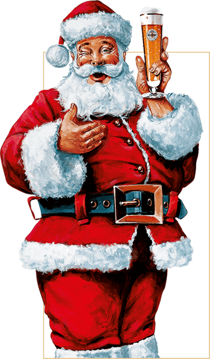 Warsteiner - Santa Claus - Warsteiner Weihnacht (680x1163), Png Download