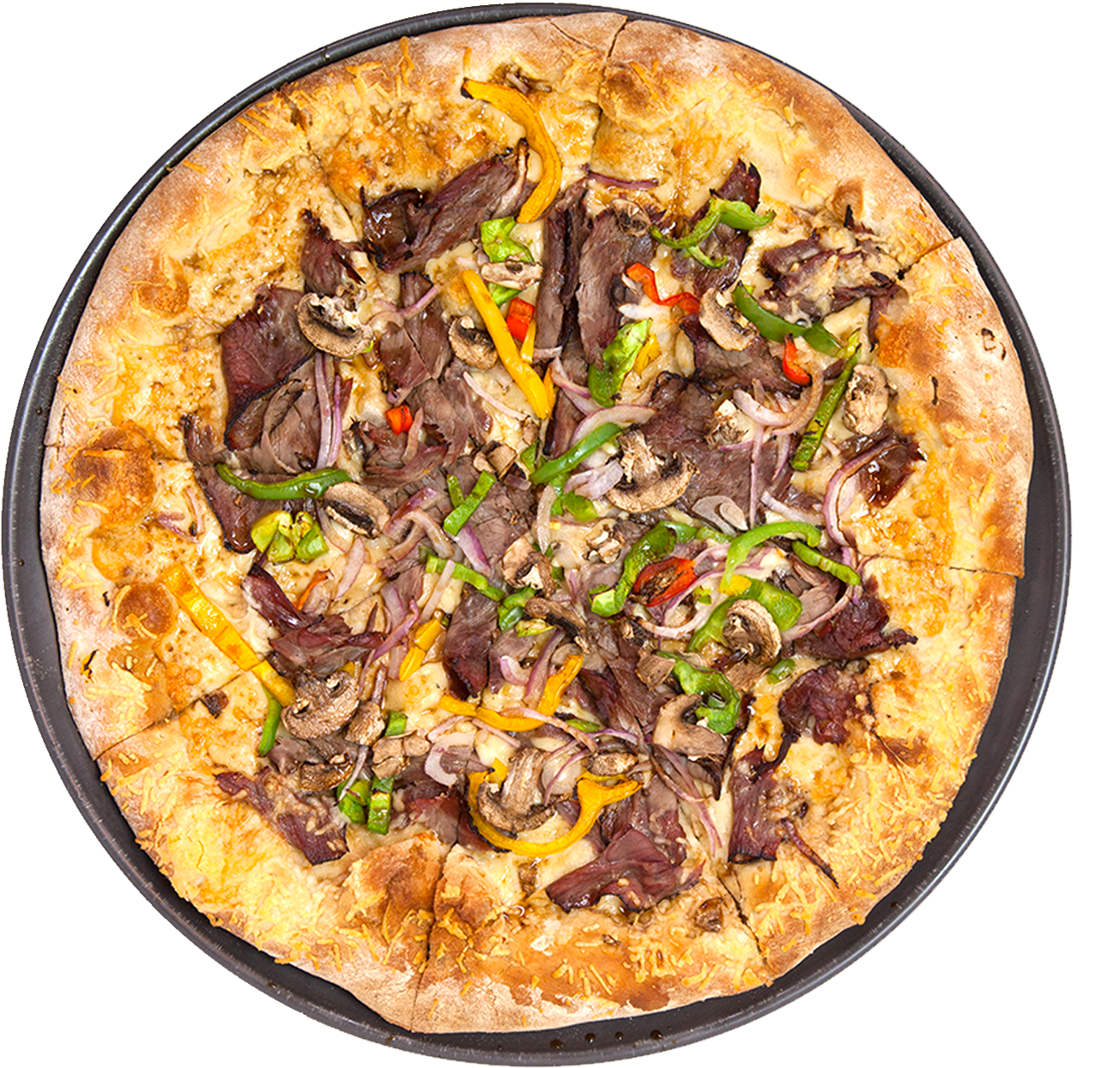 Philly Cheese Steak Pizza - Pizzeria Locale Best Pizzas Mais (1438x1410), Png Download