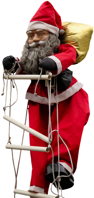 Peel N Stick Poster Of Nicholas Christmas Made Gifts - Papai Noel Escada Png (509x720), Png Download