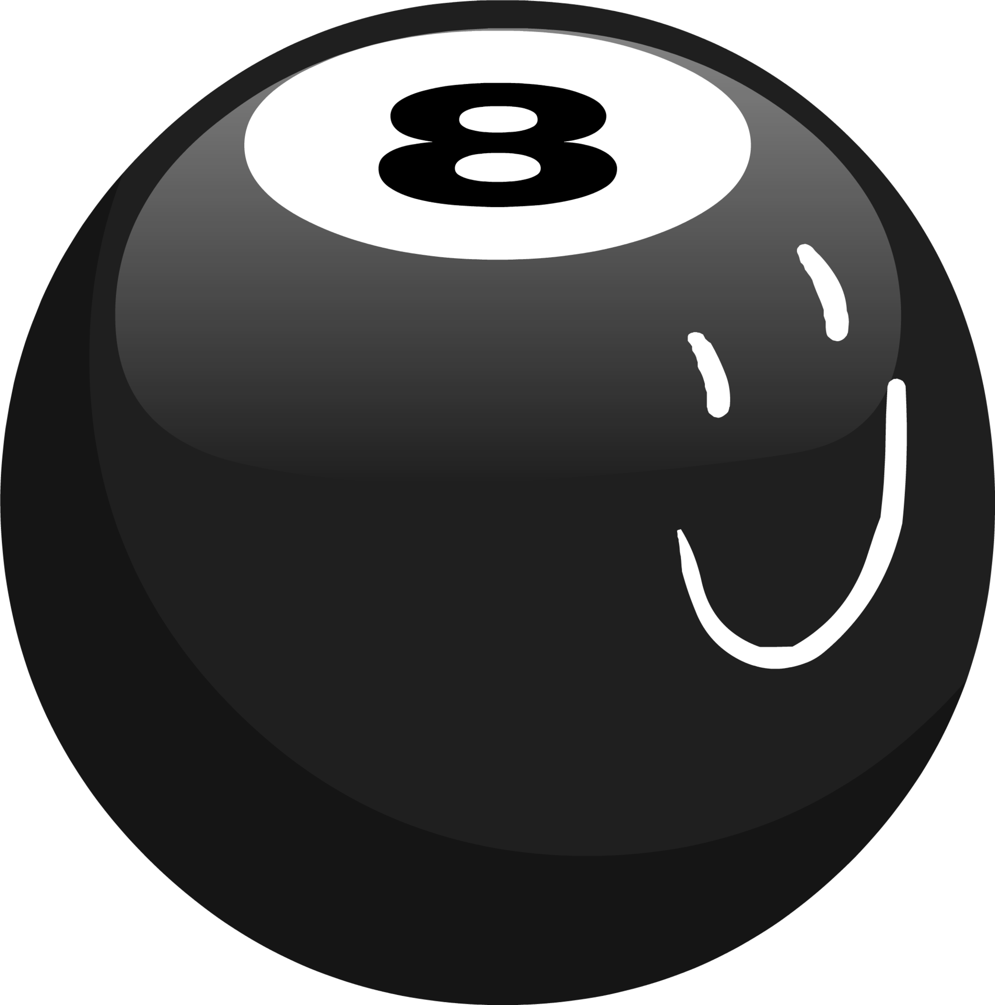 Battle For Dream Island 8 Ball (2000x2020), Png Download
