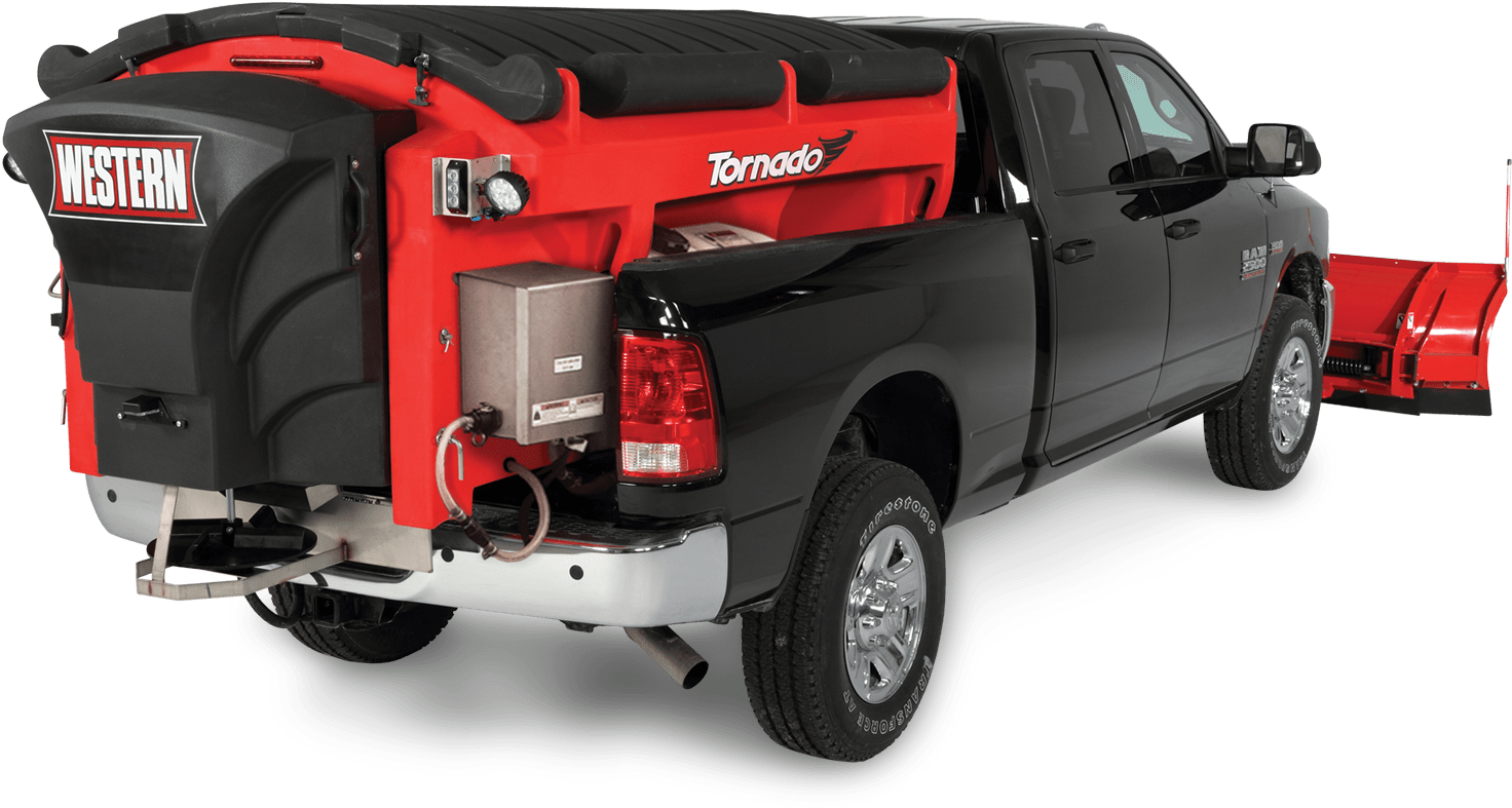 Pre-wet System Secondary Image - Truck Snow Plow (1800x1200), Png Download