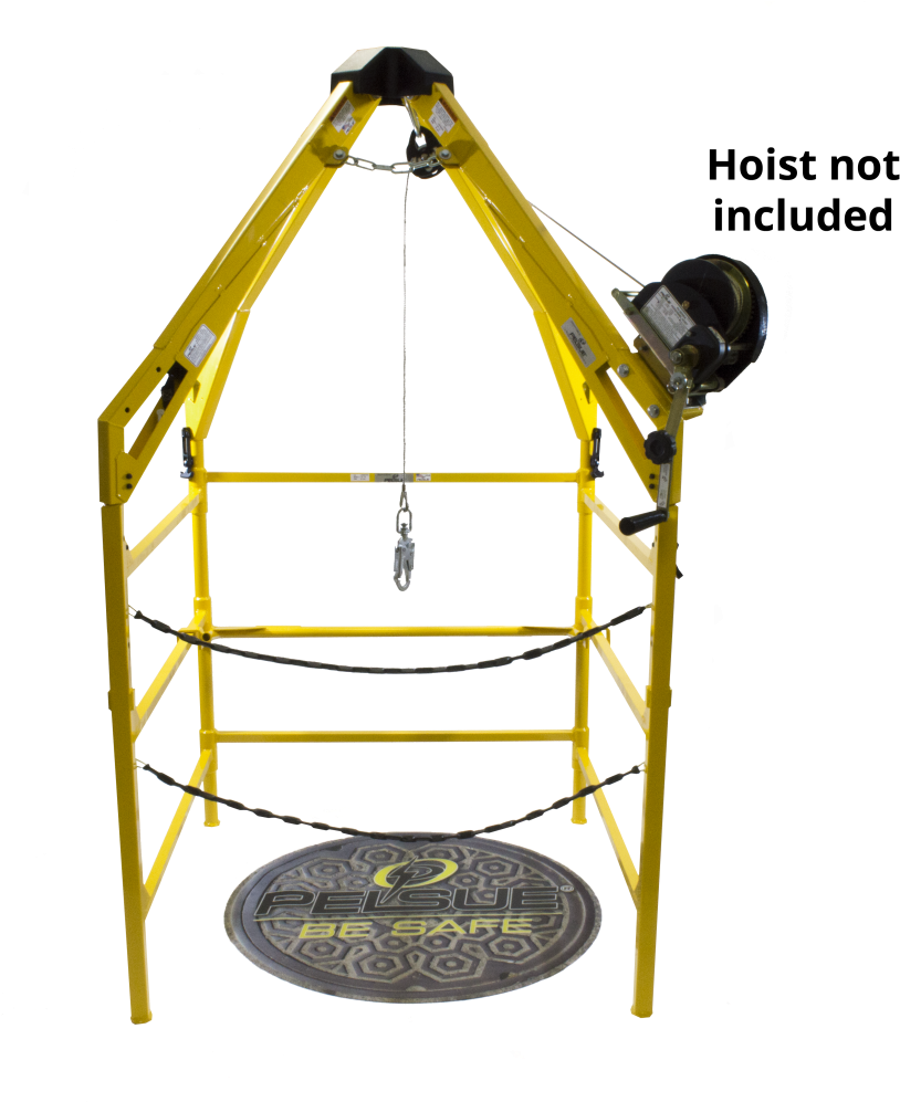 Image Of The Lifeguard System - Fall Protection (849x1024), Png Download