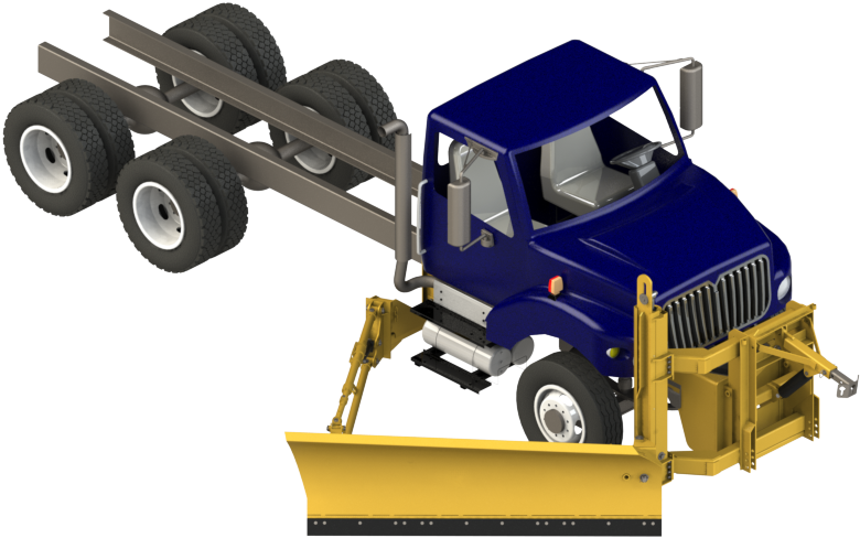 Hbw Fr Deployed Ground Trf - Toy Snow Plow Grader (1200x1000), Png Download