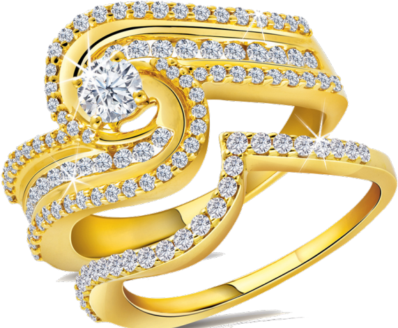 Necklace Clipart Png Format - Gold Ring Design Png (640x480), Png Download