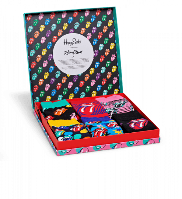 Happy Socks X Rolling Stones - Happy Socks Rolling Stones (600x657), Png Download