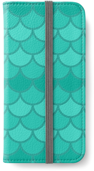 Sink Or Swim Fish Mermaid Scales - Wallet (500x761), Png Download