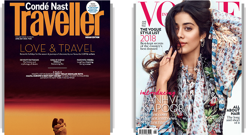 Jhanvi Kapoor Vogue Cover (1008x460), Png Download