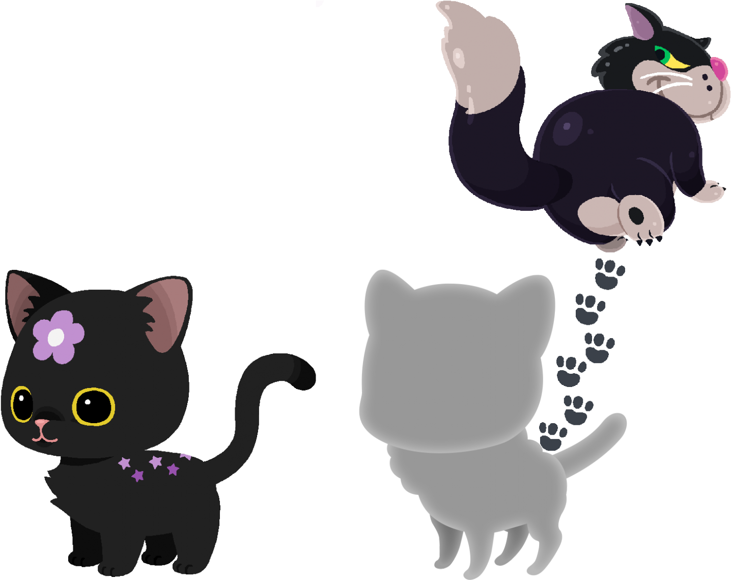 Black Flowerkit Balloon Lucifer Pet Part - Kingdom Hearts Union Χ[cross] (1558x1200), Png Download