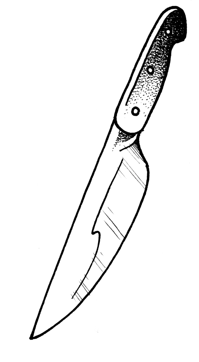 Knife - Hunting Knife (1000x1419), Png Download