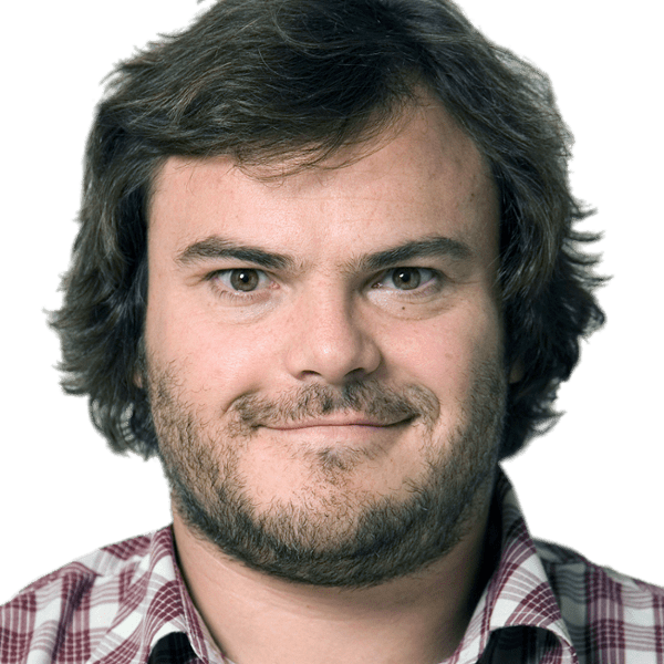 At The Movies - Jack Black (600x600), Png Download