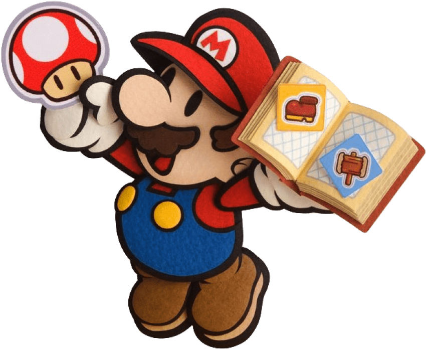 Free Png Download Paper Mario Sticker Star Mario Png - Paper Mario Is Dying (850x696), Png Download