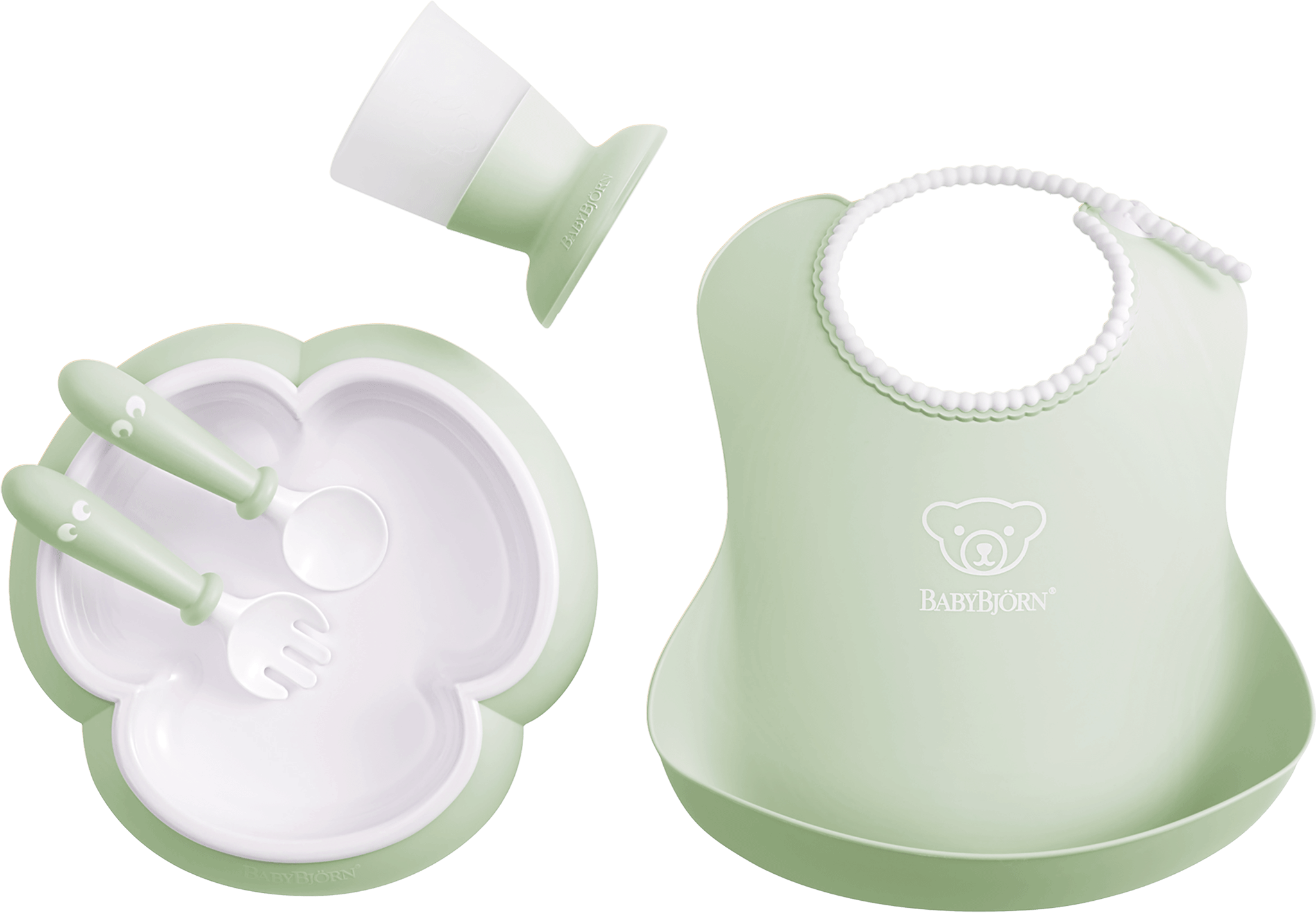 Baby Dinner Set New - Hand (2052x1992), Png Download