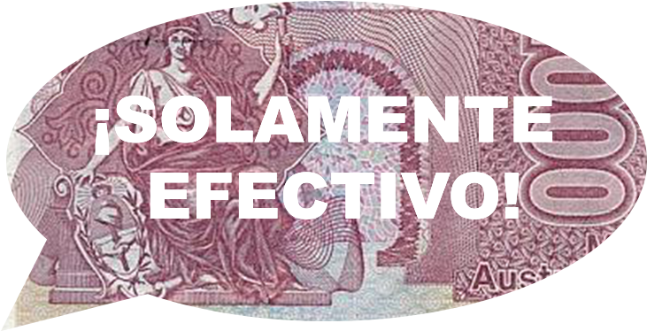 Cash Only In Spanish - Banknote (800x500), Png Download