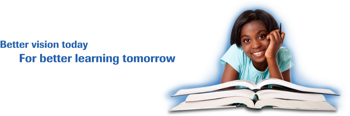 Children With Books - Girl (1200x377), Png Download