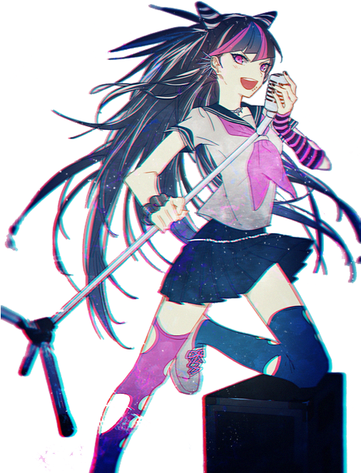 #danganronpa #mioda Ibuki #ibuki #данганронпа #школа - Ibuki Mioda Render (505x671), Png Download