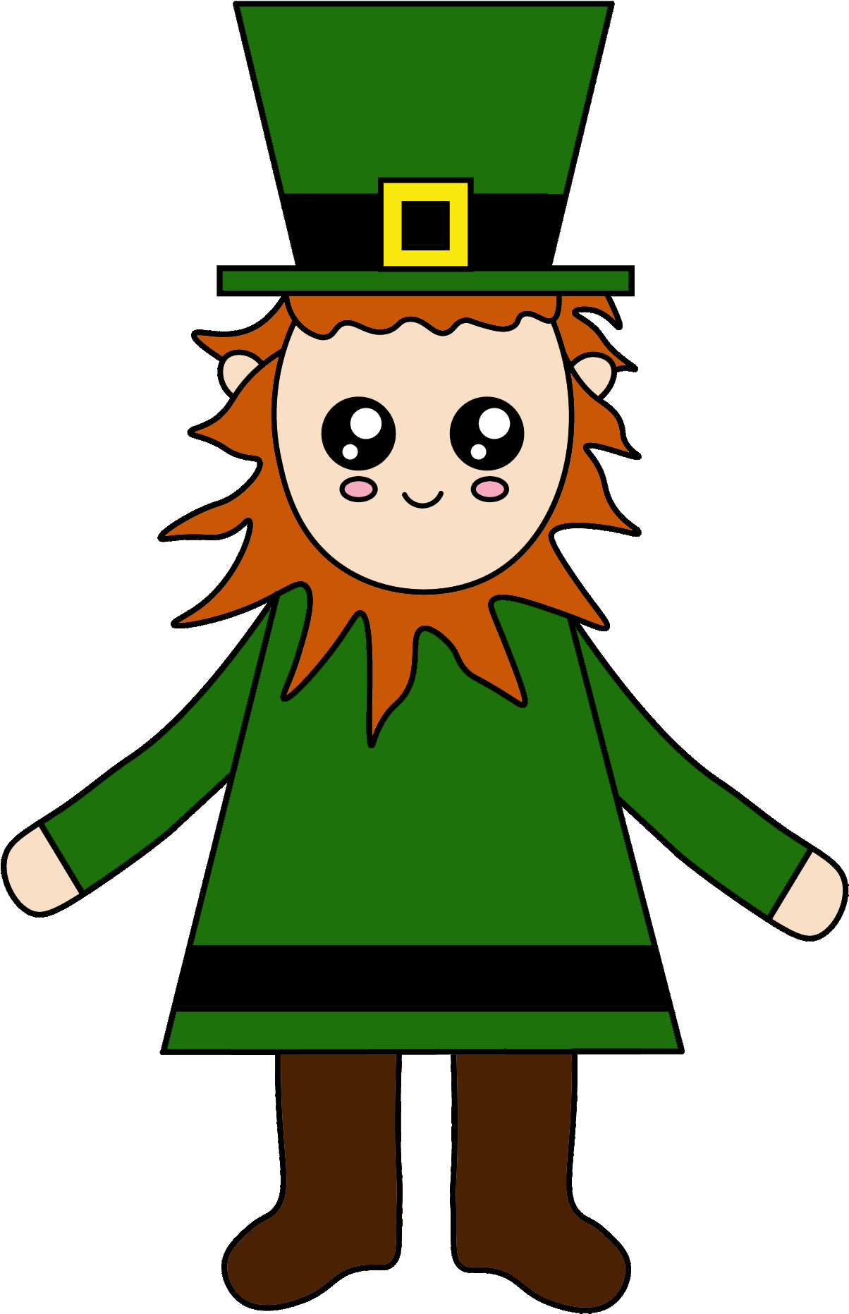 Cute Irish Flagdownload Now Cute Leprechaun Cute Leprechaundownload - Cartoon (1338x2000), Png Download