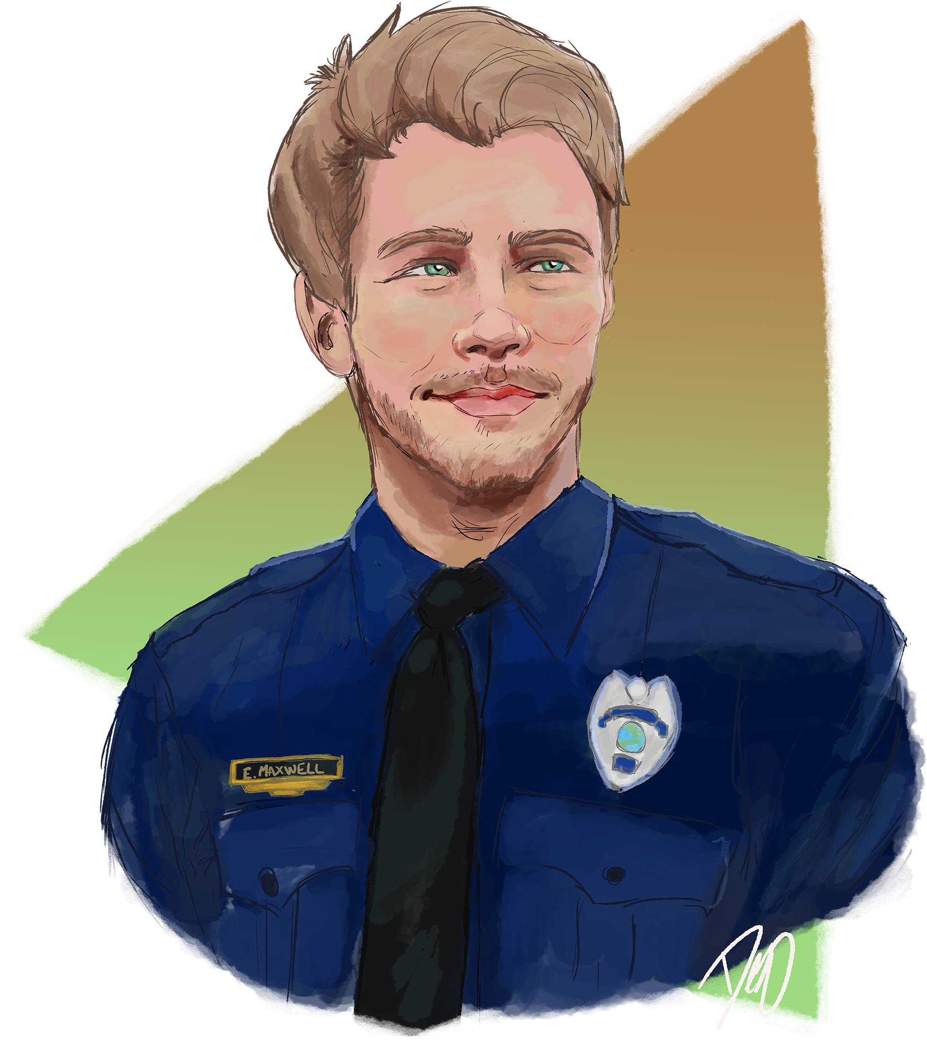 Recent Images - Police Officer (2000x2222), Png Download