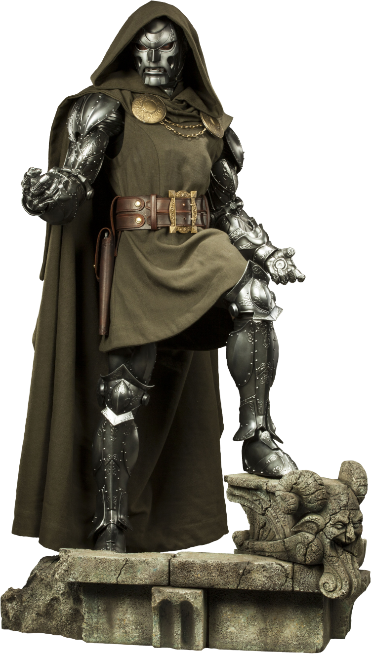 Doctor Doom Legendary Scale Statue By Sideshow Collectibles - Dr Doom Legendary Scale (751x1325), Png Download