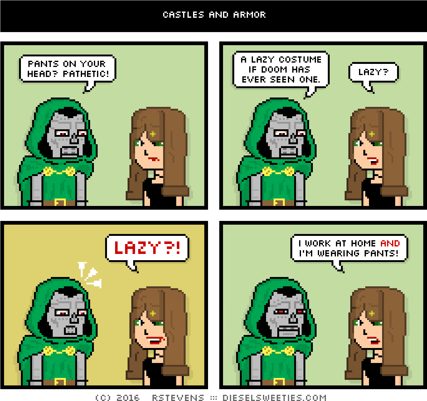 Doctor Doom, Marvel, Lil Sis, Pants On Head - Bro Don T Like That La Bro (1440x1320), Png Download