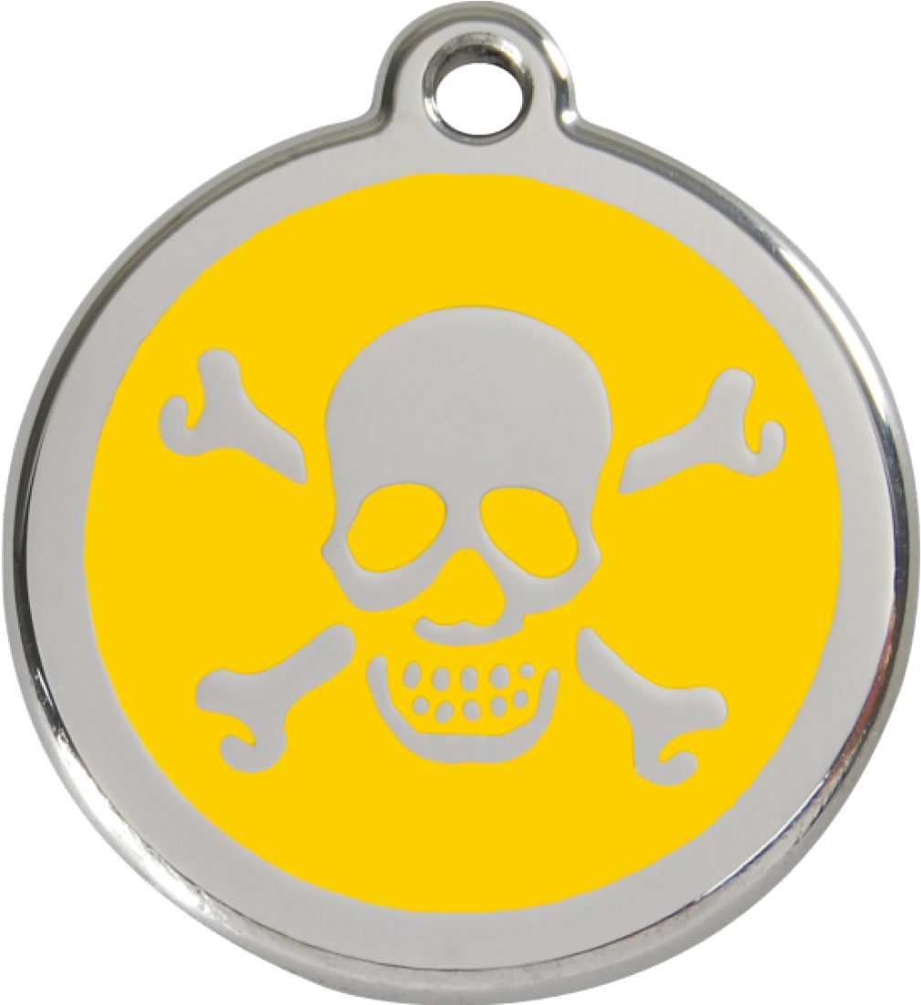 Medaille Pour Chien Tete De Mort (1200x1100), Png Download