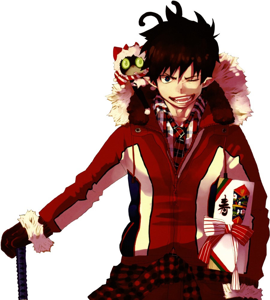 Rin Okumura Render By Kuroofan23 - Blue Exorcist Renders (1024x1026), Png Download