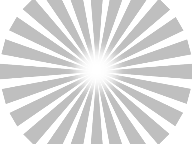 Sun Clipart Grey - Clipart Rays Png (640x480), Png Download