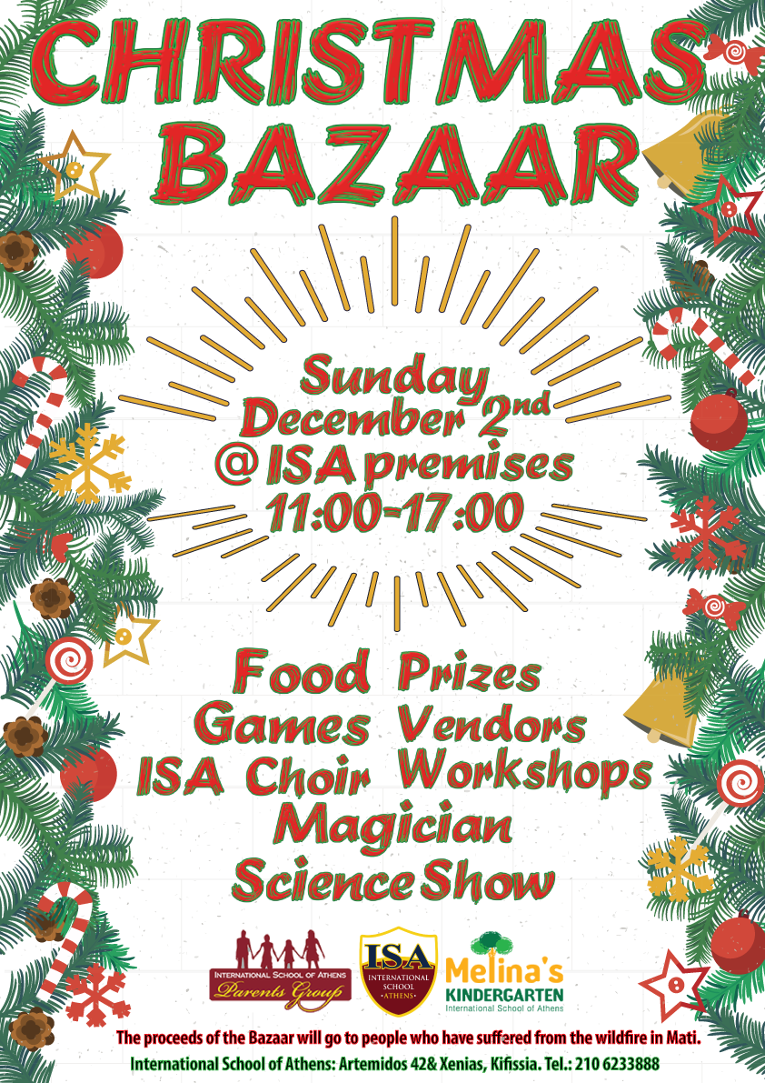 I T's Beginning To Look A Lot Like Christmas - Christmas Bazaar 2018 Athens Greece (842x1191), Png Download