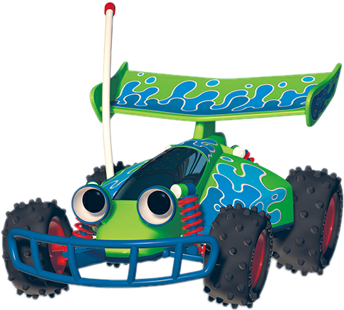 Toystory Rc Toy Rc Car Car Cartoon Disney Toy Story - Toy Story Collection Rc (483x435), Png Download